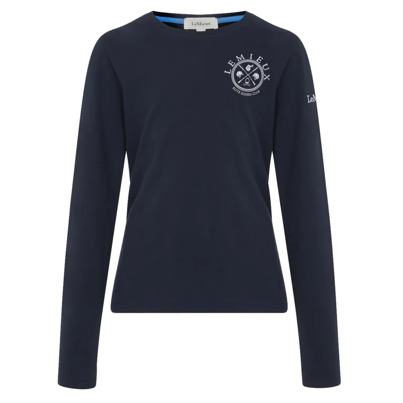 LeMieux Young Rider Lara Long Sleeve Tee - Navy
